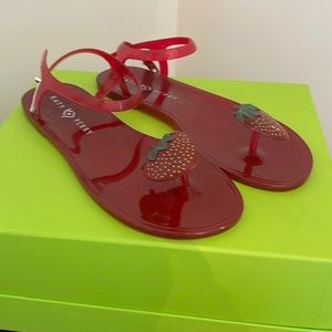 Katy Perry Jelly Strawberry sandals